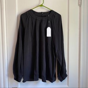 Patricia Long Sleeve Gathered Neck Blouse NWT